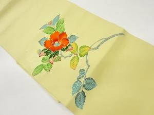 塩瀬椿模様名古屋帯